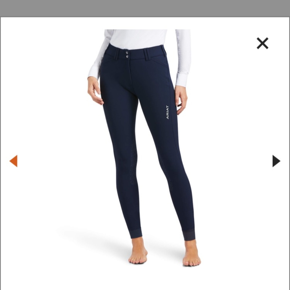 Gently used ARIAT Tri Factor Grip Knee Patch Breech